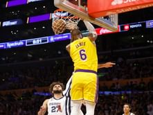 Watch: LeBron James goes back in time with an incredible reverse dunk