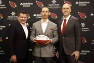 Michael Bidwill, Jonathan Gannon, and Monti Ossenfort