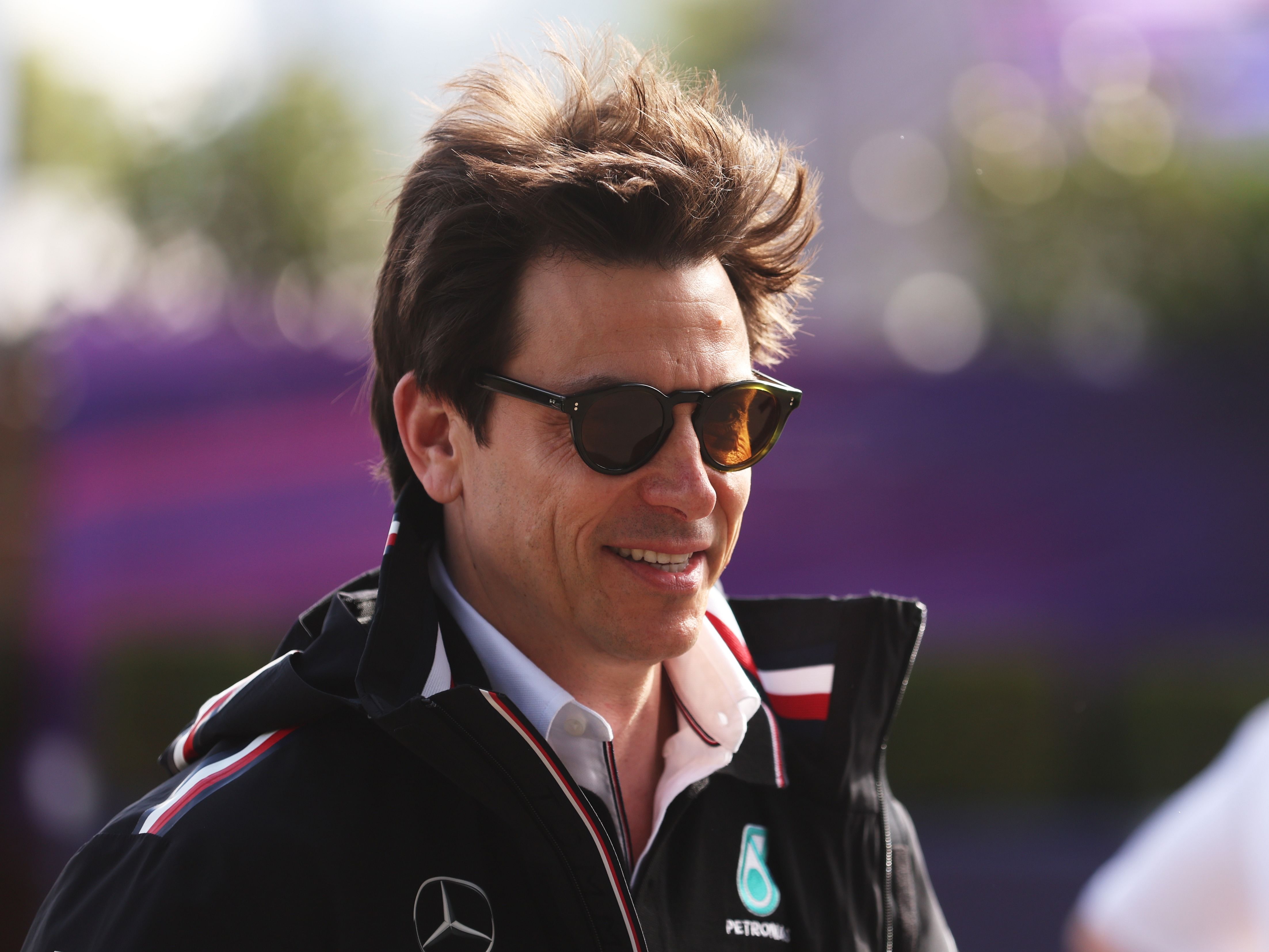 Mercedes GP Executive Director Toto Wolff walks in the paddock during practice ahead of the 2023 F1 Australian Grand Prix (Photo by Robert Cianflone/Getty Images)