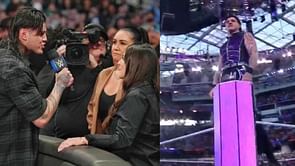[WATCH] Dominik Mysterio throws a drink at his sister Aalyah during his match at WrestleMania 39
