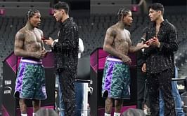 WATCH: Ryan Garcia and Gervonta Davis exchange phone numbers after fight in incredible display of sportsmanship