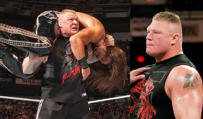 WWE में 10 साल पहले Brock Lesnar ने तीन Superstars का अकेले किया था बुरा हाल, दिग्गज को खतरनाक मैच लड़ने के लिए दी चुनौती