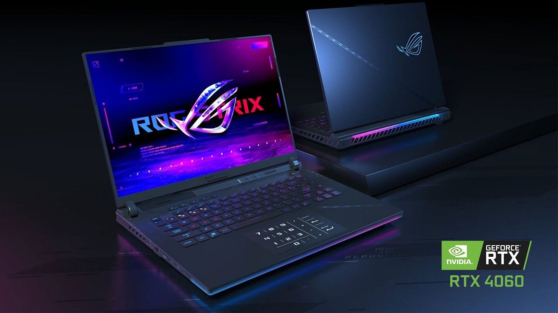 ROG laptop with the RTX 4050 GPU (Image via Sportskeeda)