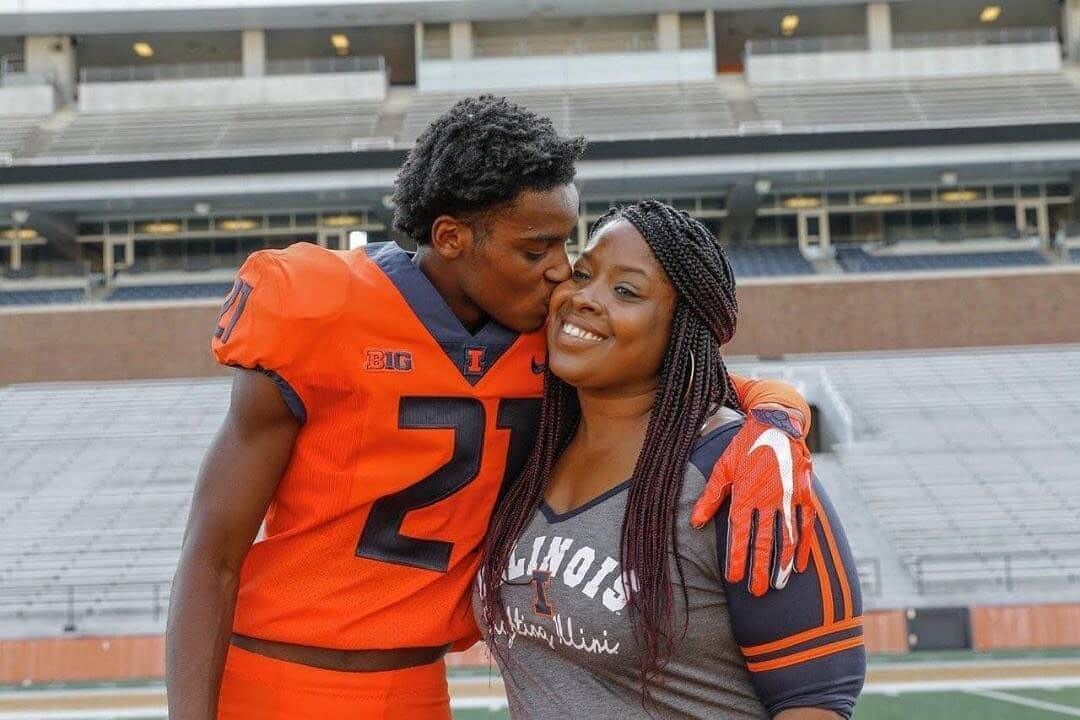 Devon Witherspoon and his mother Rhasheda Bickey