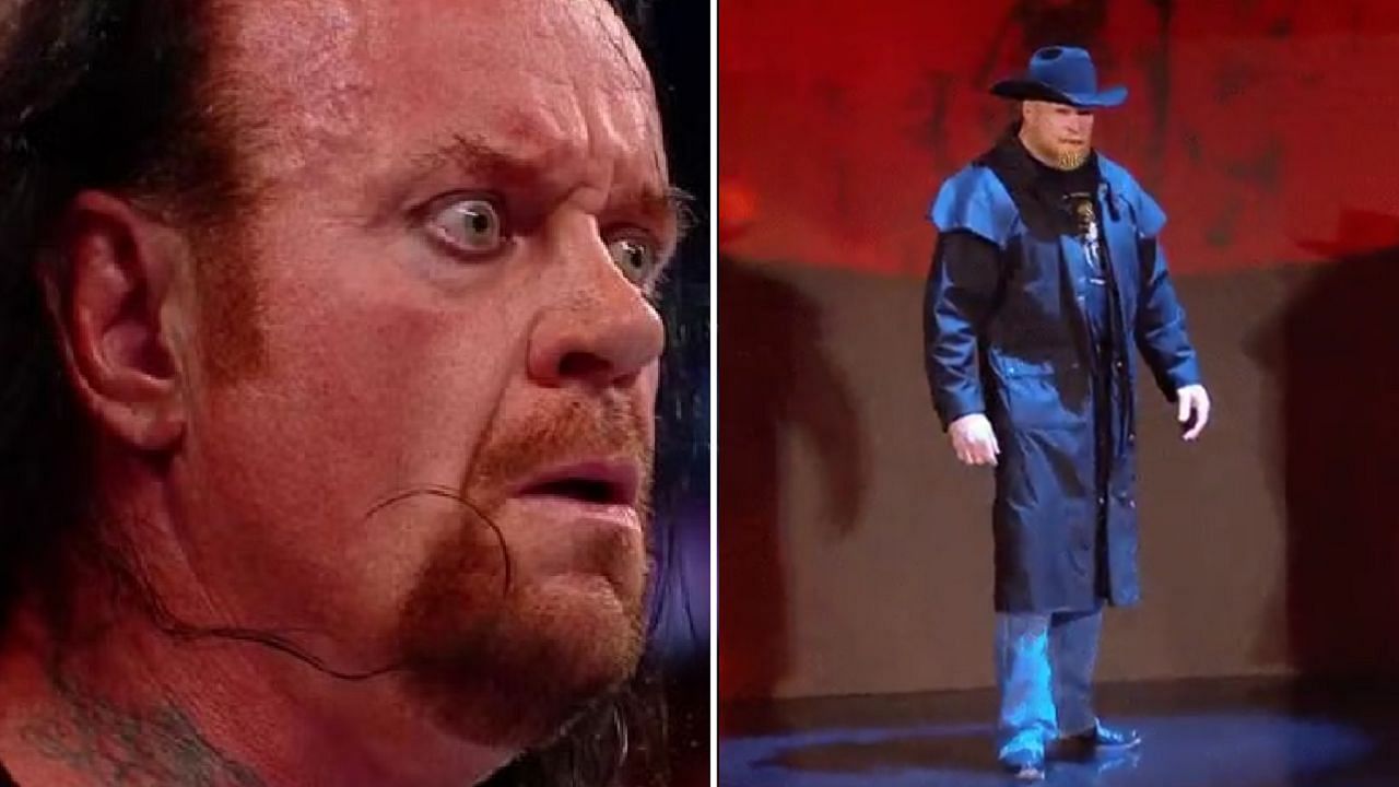 The Undertaker is here!!! - Fans can't keep calm as Brock Lesnar shows off  a dark look on WWE RAW