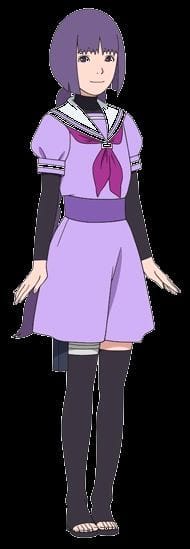 Sumire Kakei in Boruto. Still from the anime.