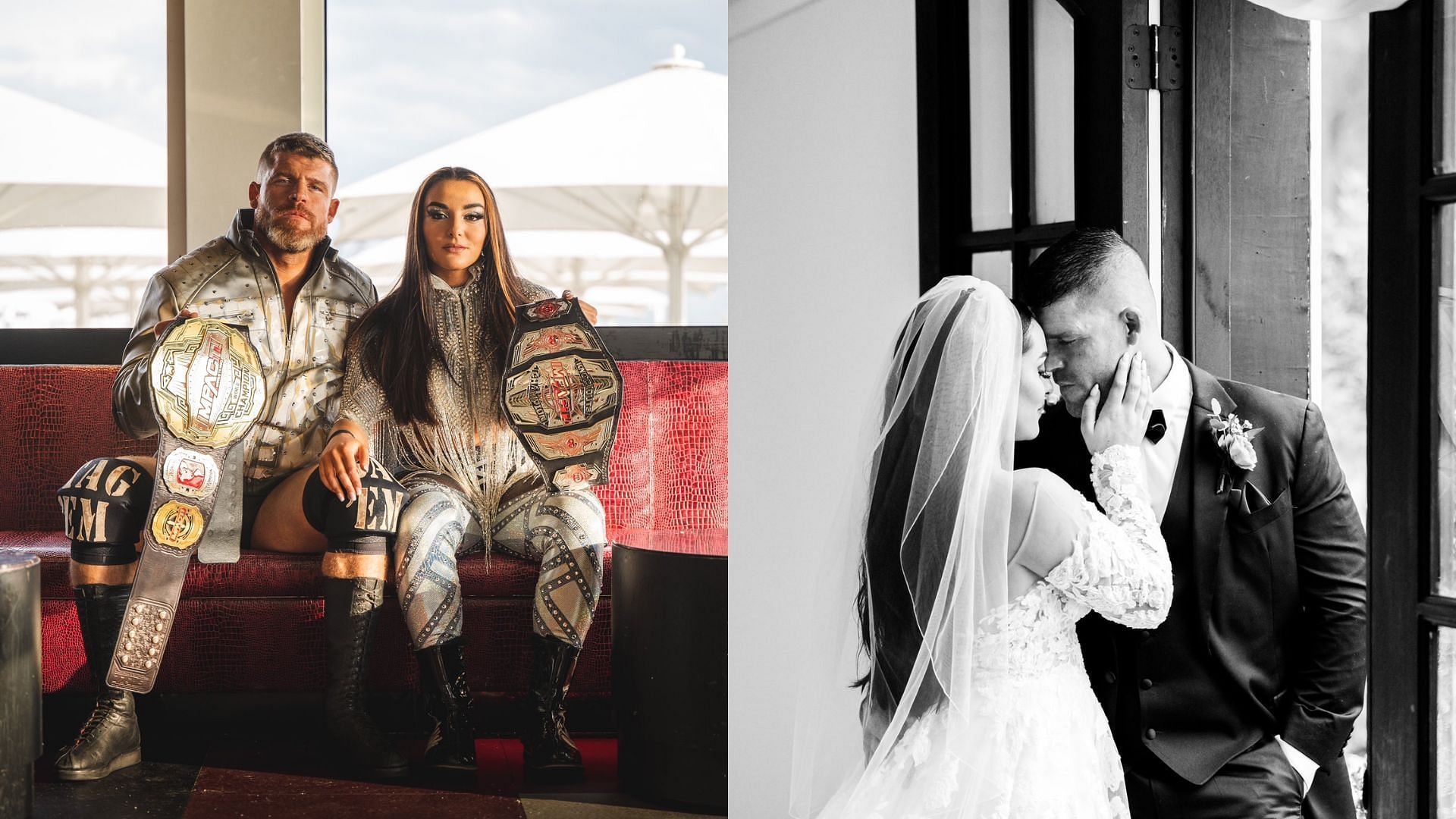 Steve Maclin and Deonna Purrazzo are on top of the world in the ring and in life
