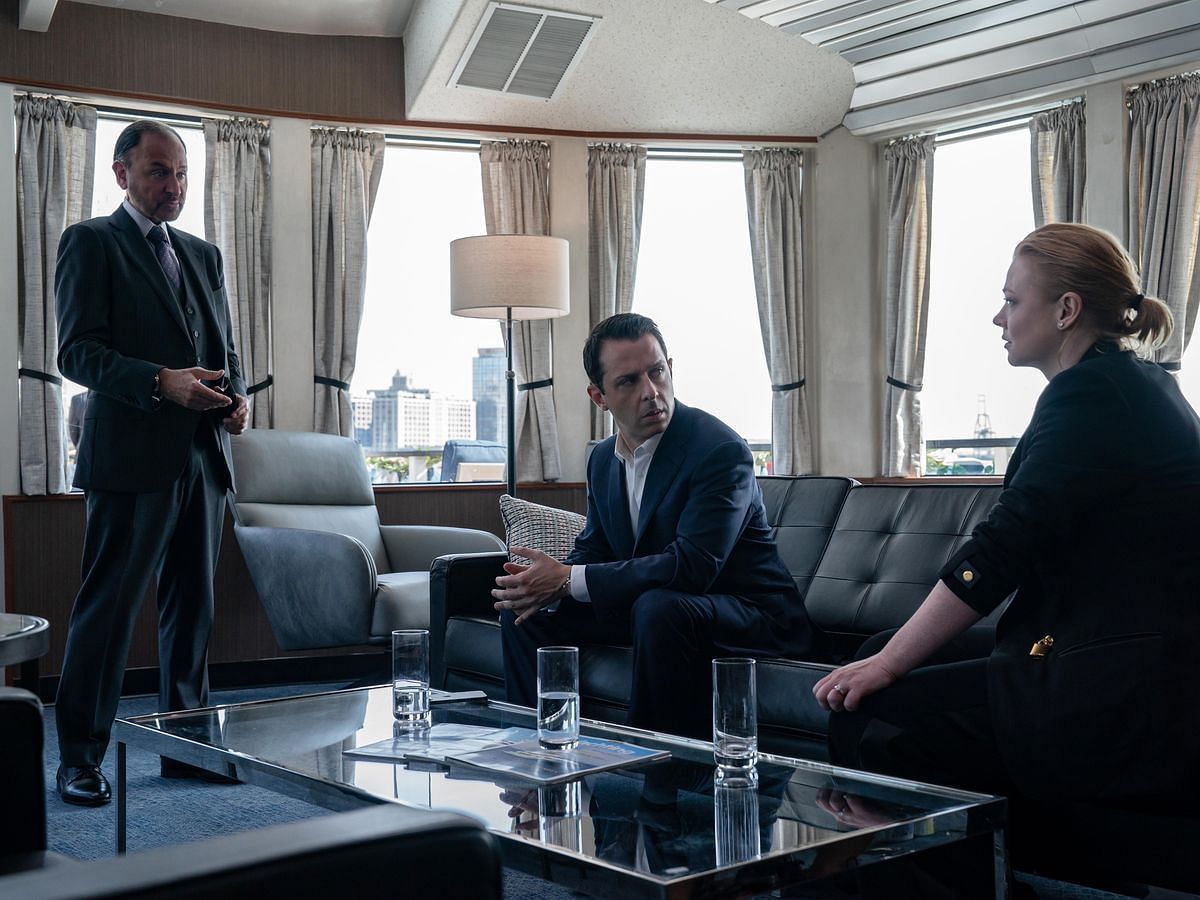 A still from Succession (Image via HBO)