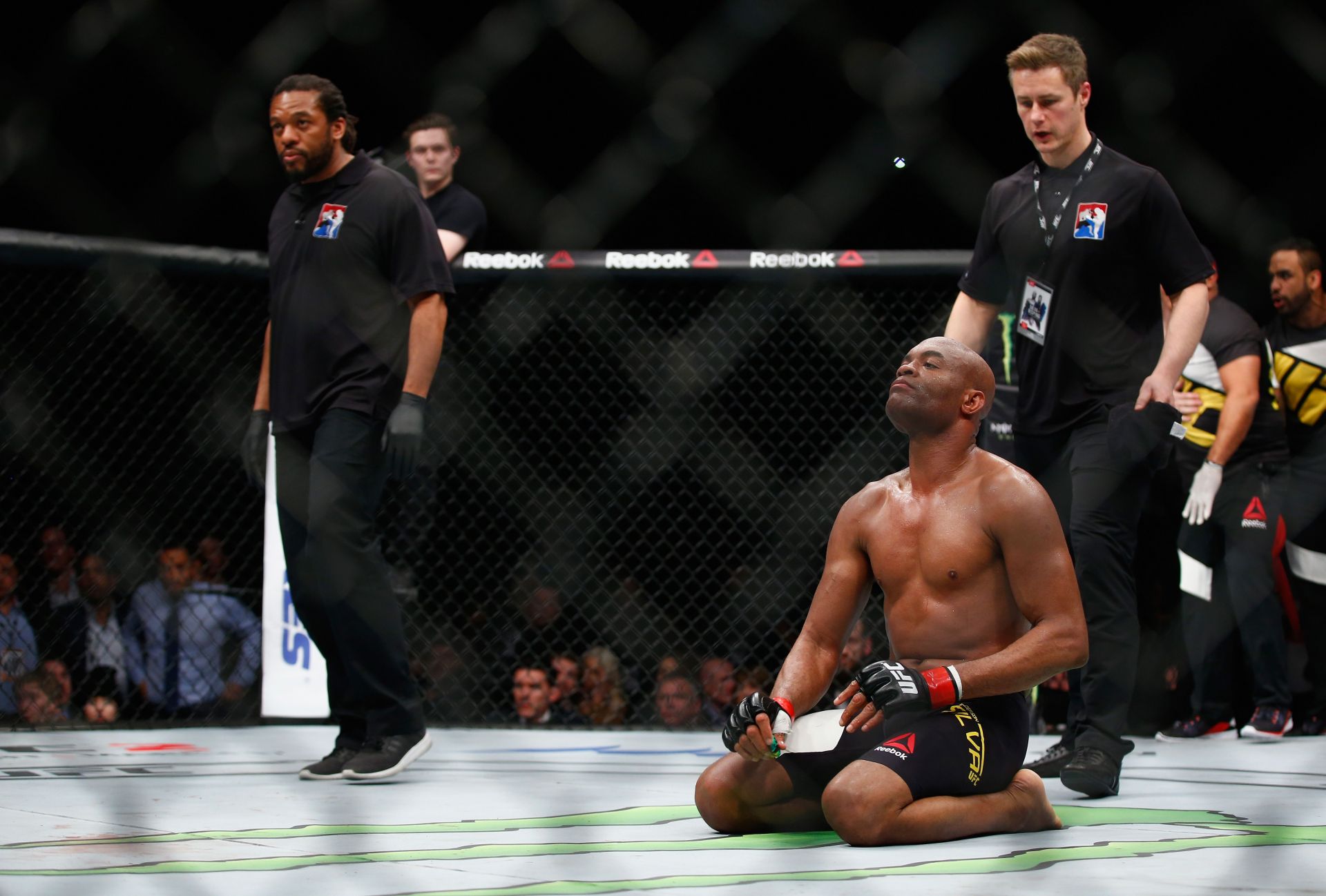 Anderson Silva after his fight against Michael Bisping