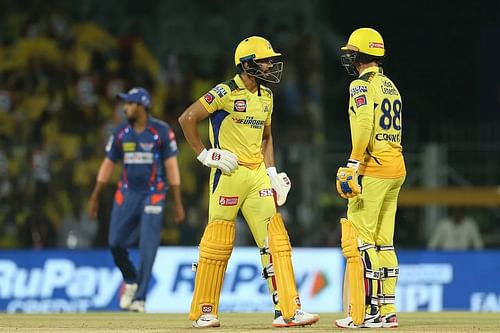 Ruturaj Gaikwad (left) and Devon Conway. (Pic: iplt20.com)