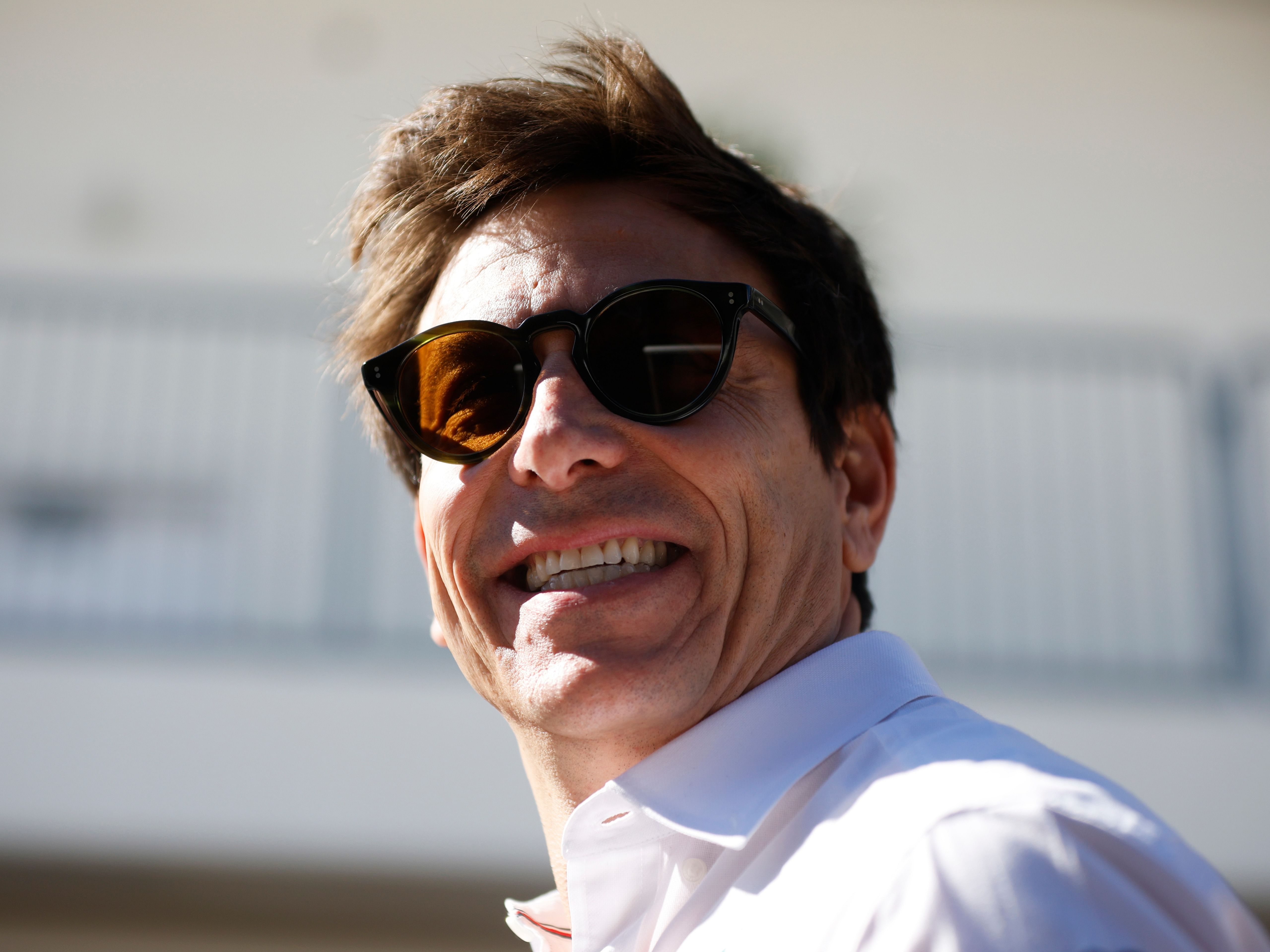 Mercedes GP Executive Director Toto Wolff in the paddock prior to practice ahead of the 2022 F1 USA Grand Prix (Photo by Jared C. Tilton/Getty Images)