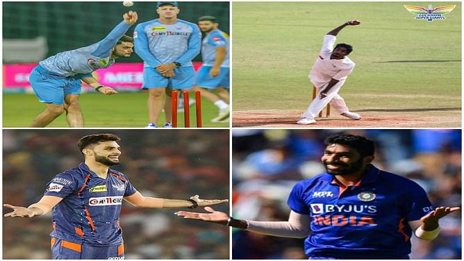 IPL 2023: LSG को मिला अफगानी बुमराह, एक्शन और सेलिब्रेशन सब एक जैसा, देखें तस्वीर