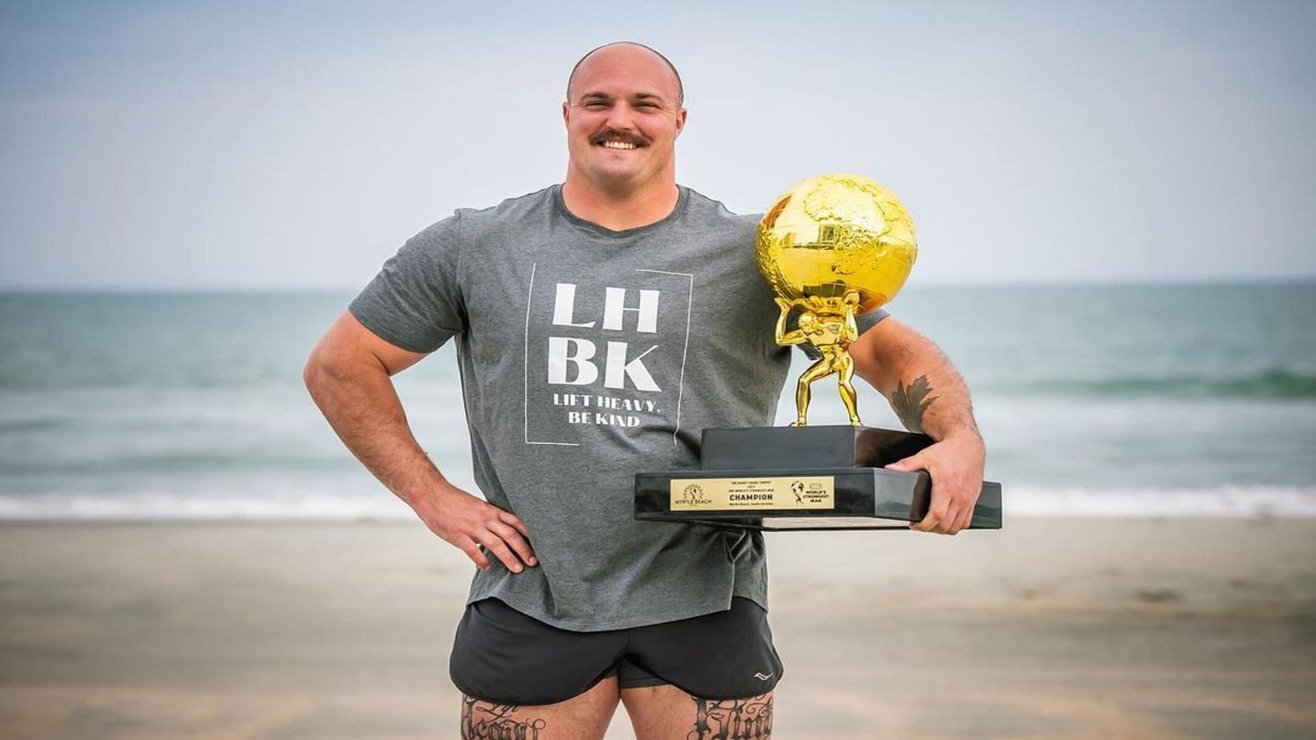 Mitchell Hooper bagged the world&#039;s strongest man title in 2023. (Image via Instagram/ @mitchellhooper)