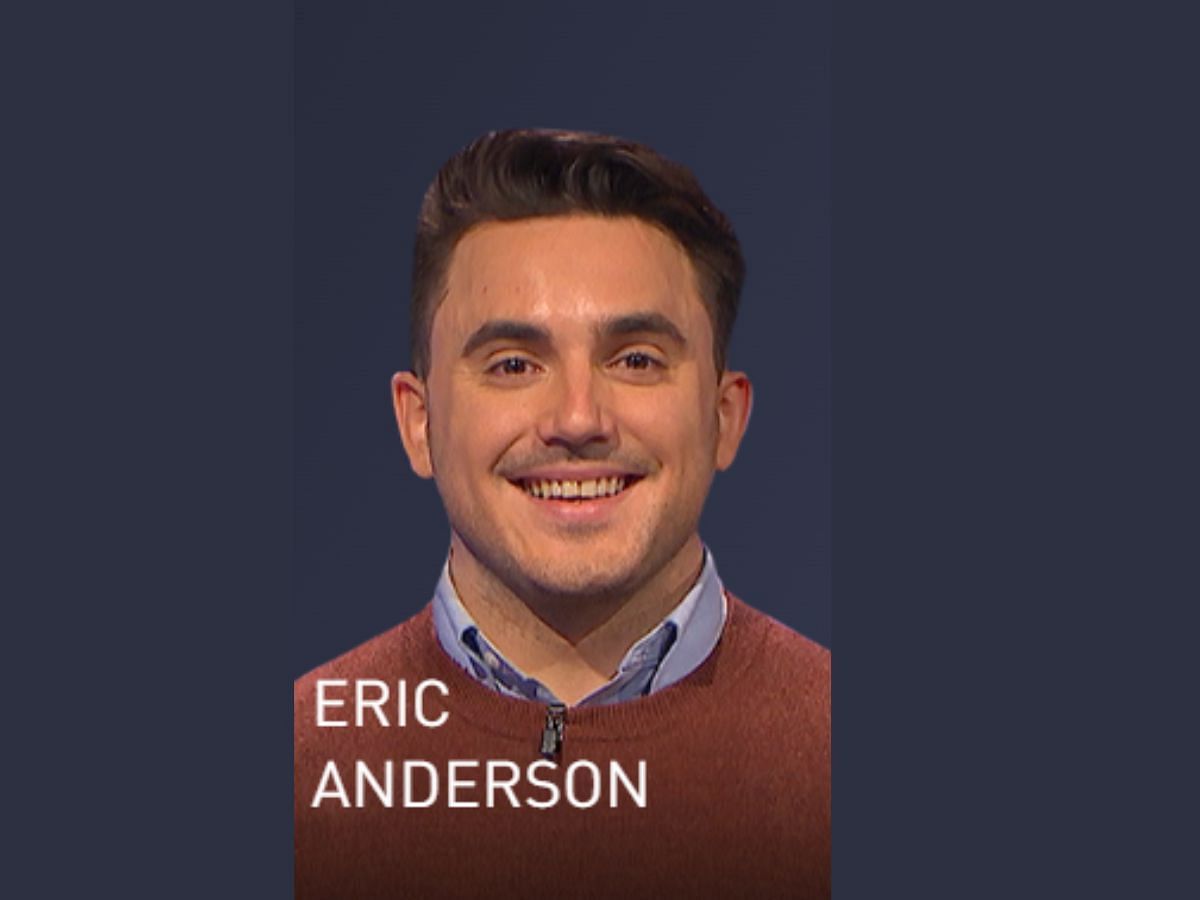 Eric Anderson: Tonight&#039;s winner (Image via jeopardy.com)