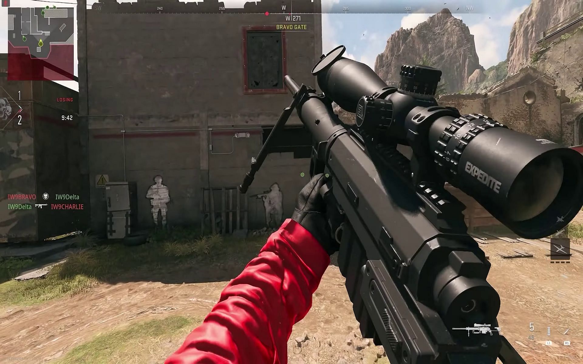 FJX Imperium is the classic Intervention in Modern Warfare 2 (Image via @FaZeDirty on YouTube)