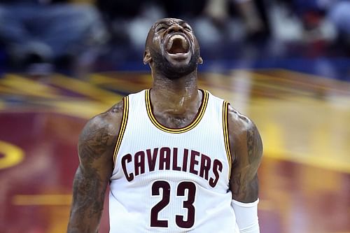 LeBron James of the Cleveland Cavaliers