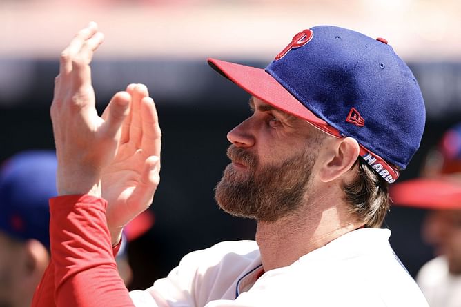 Philadelphia Phillies fans excited as Bryce Harper learning to play first base in hopes of expediting return: "He just wants to play ball"
