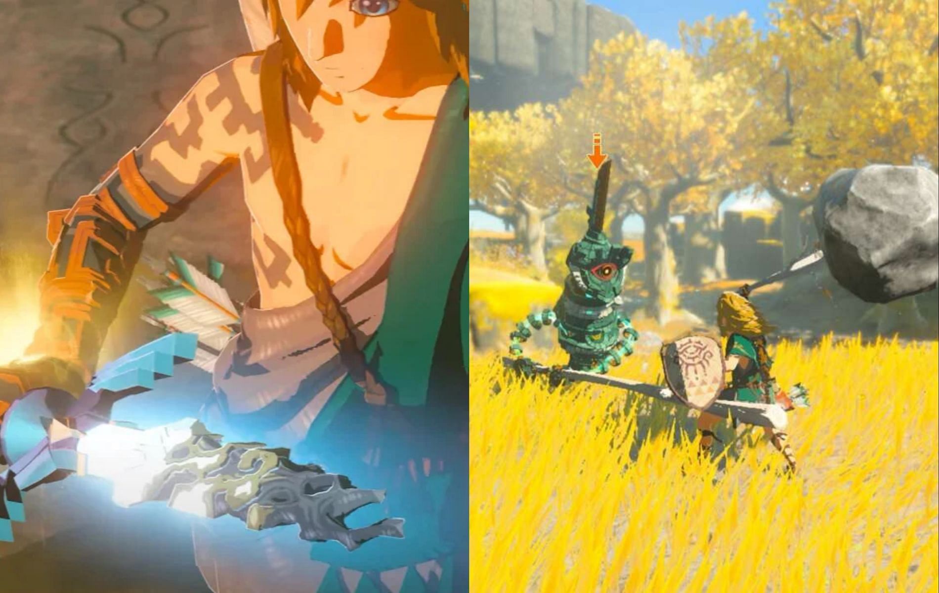 The weapon durability from Breath of the Wild has divided the fandom since its 2017 debut (Images via Nintendo)