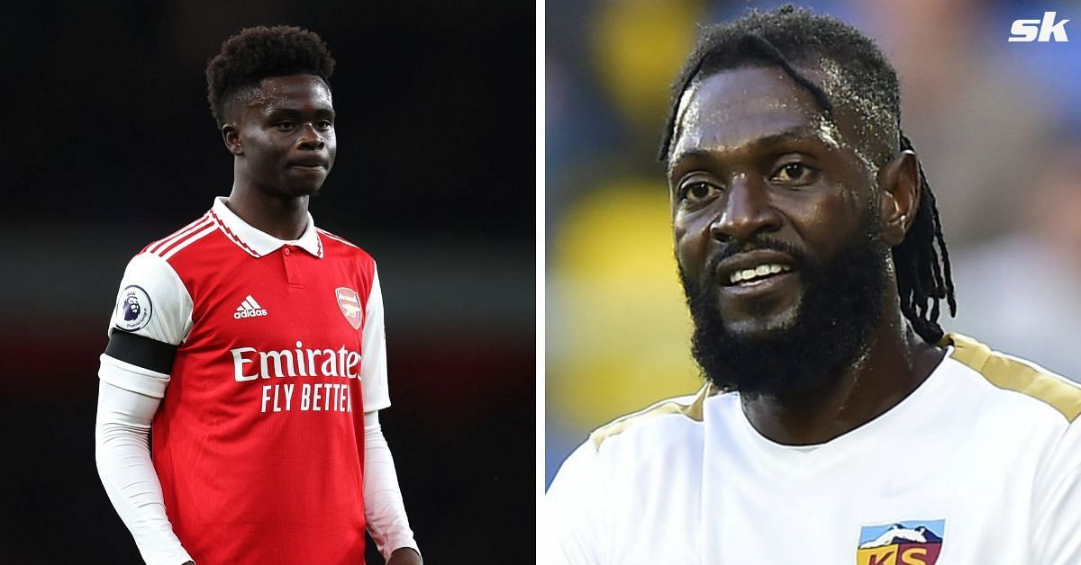 Emmanuel Adebayor praises Arsenal star Bukayo Saka