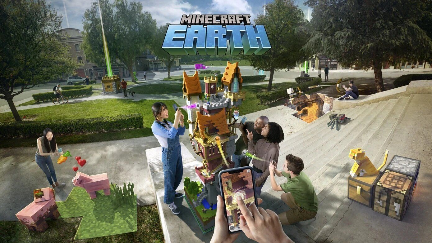 Minecraft Earth debuted in 2019 (Image via Mojang)