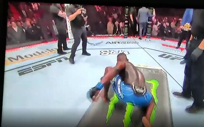 UFC veteran lauds Israel Adesanya crossing out the Monster logo