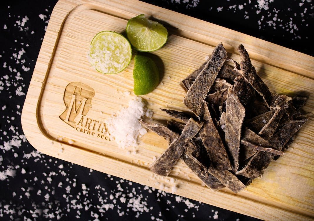 Beef jerky has a long shelf life. (Image via Pexels/Almendra Lopez)