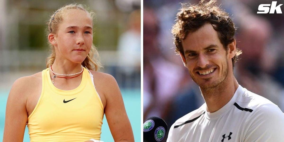 Andy Murray hilariously reacts to Mirra Andreeva