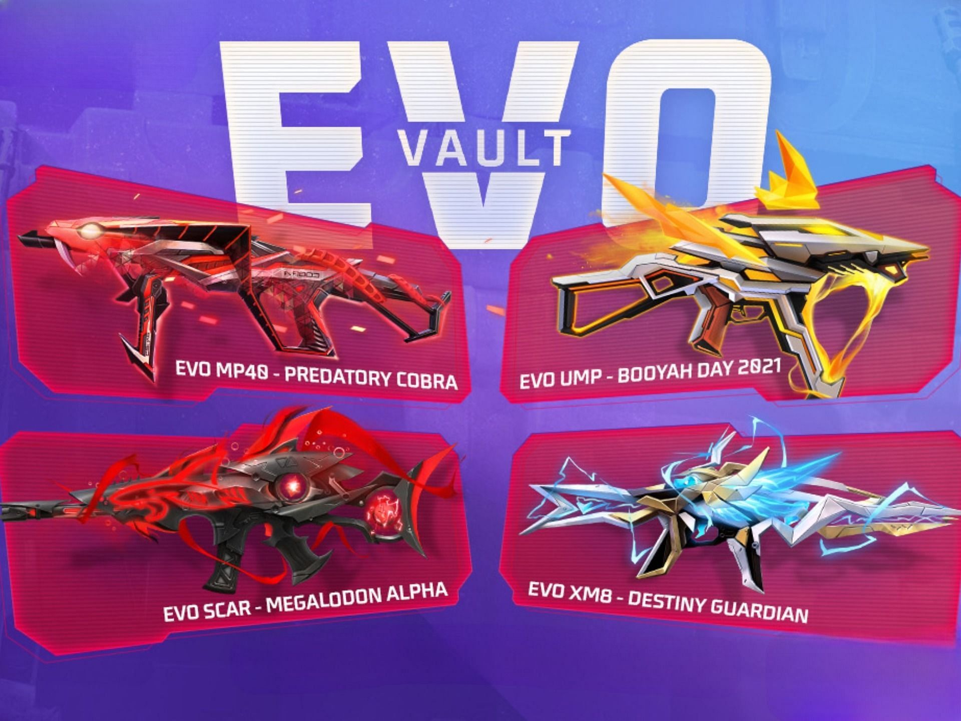 Free Fire MAX Evo Vault starts (Image via Garena)