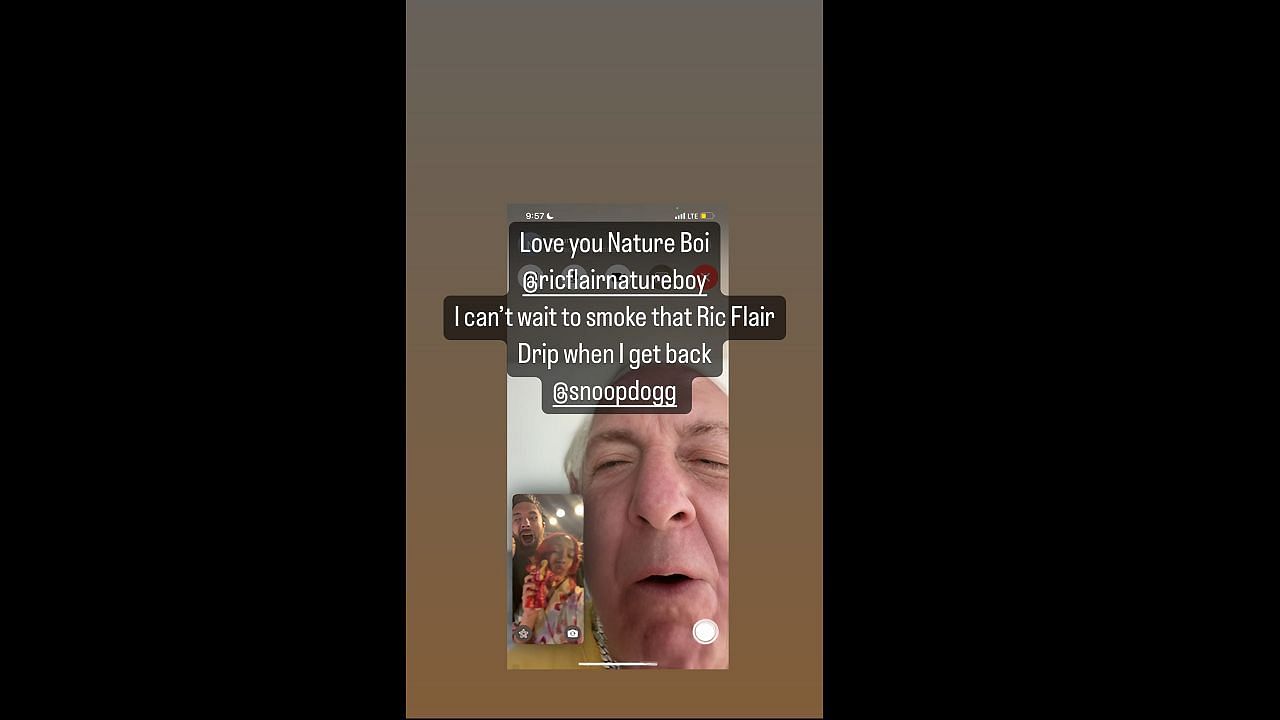 Banks&#039; message to the legendary Ric Flair
