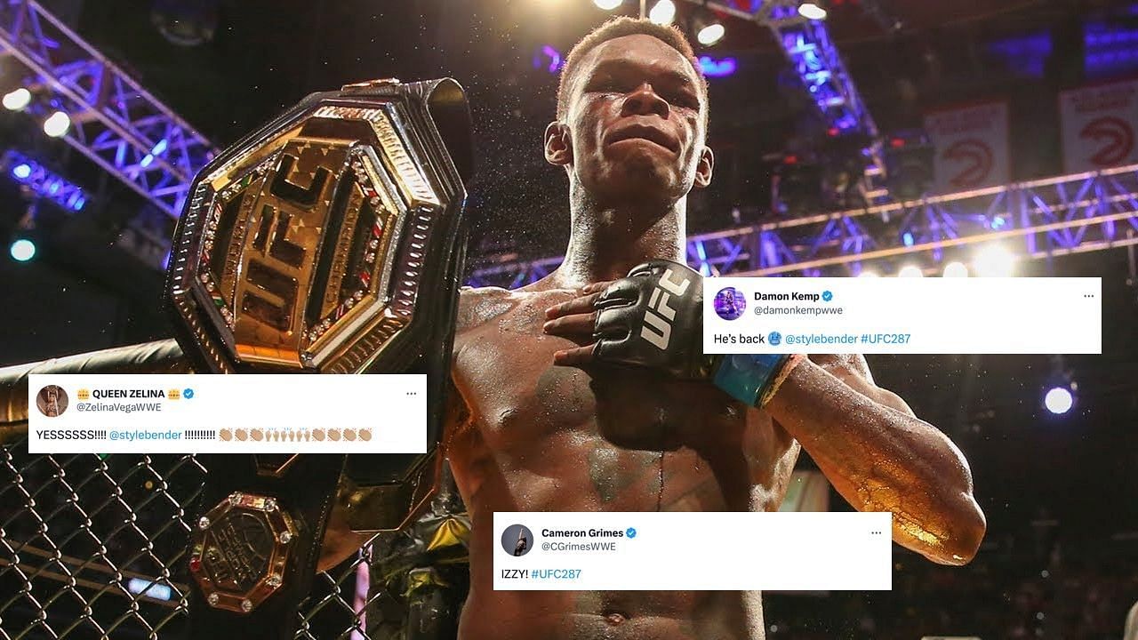 "Holy Sh*t" - Multiple WWE Superstars Stunned By Brutal Israel Adesanya ...