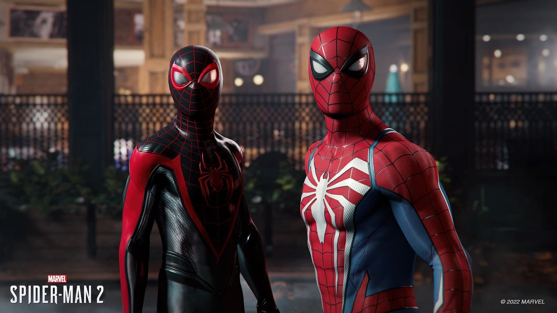 Two Spideys are better than one. (Image via Insomniac Games)