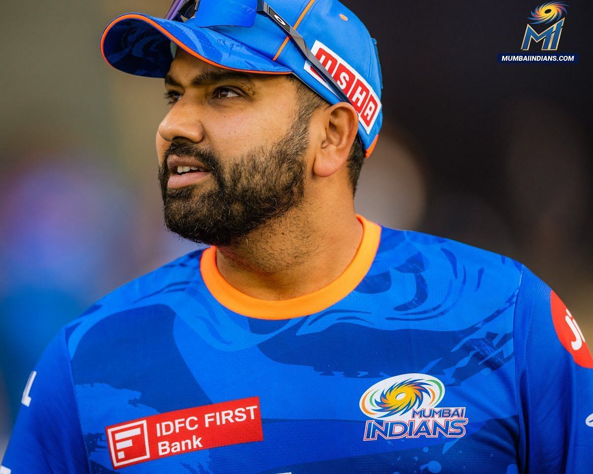 Rohit Sharma has won 5 IPL trophies for Mumbai Indians. Pic: Twitter/@mipaltan