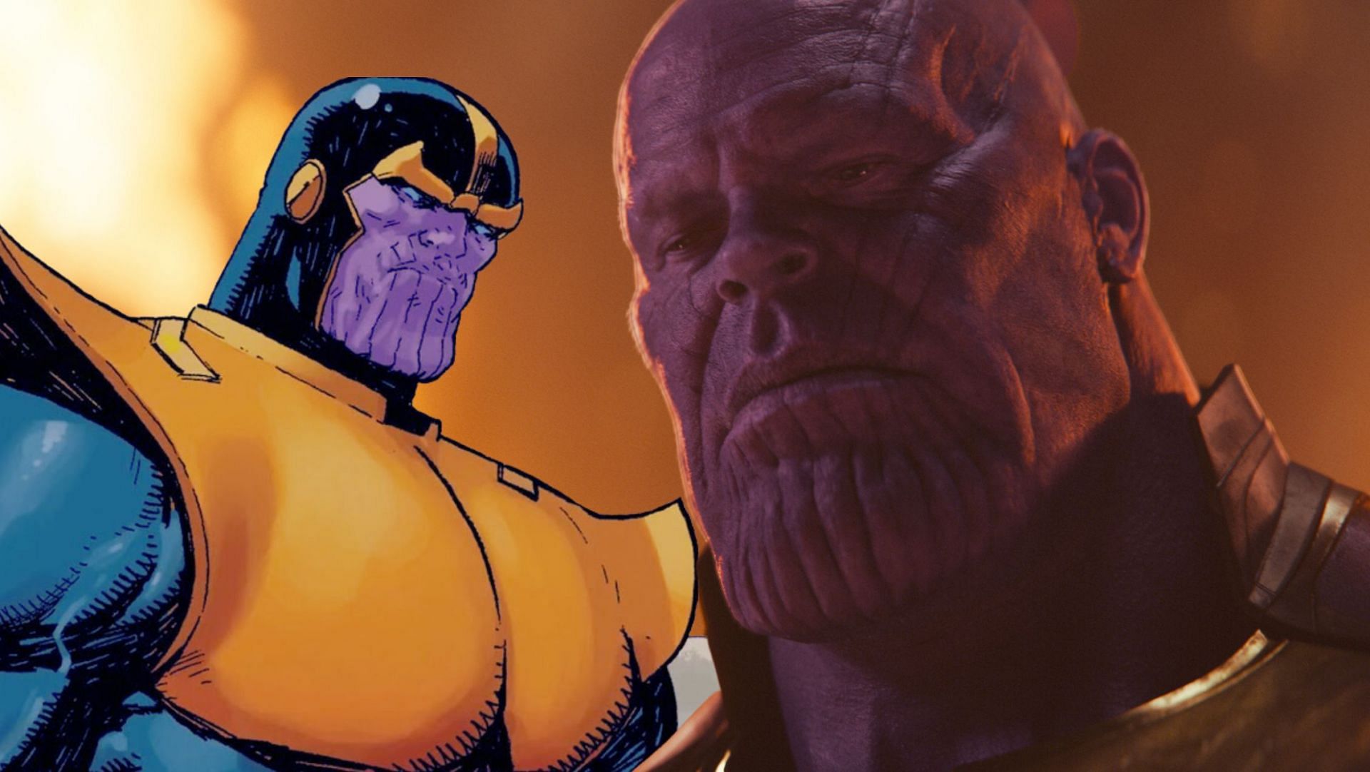 The nihilistic and chaotic comic book mad titan versus the nuanced and relatable MCU version driven by a desire to save the universe (Image via Sportskeeda)