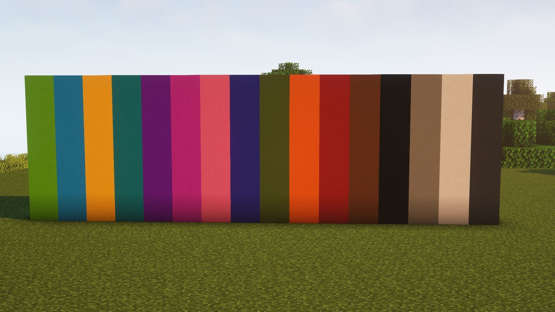 All concrete color options (Image via Mojang)