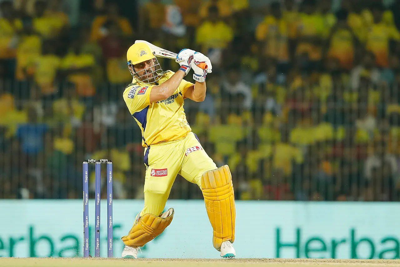 MS Dhoni in action for CSK [IPLT20]