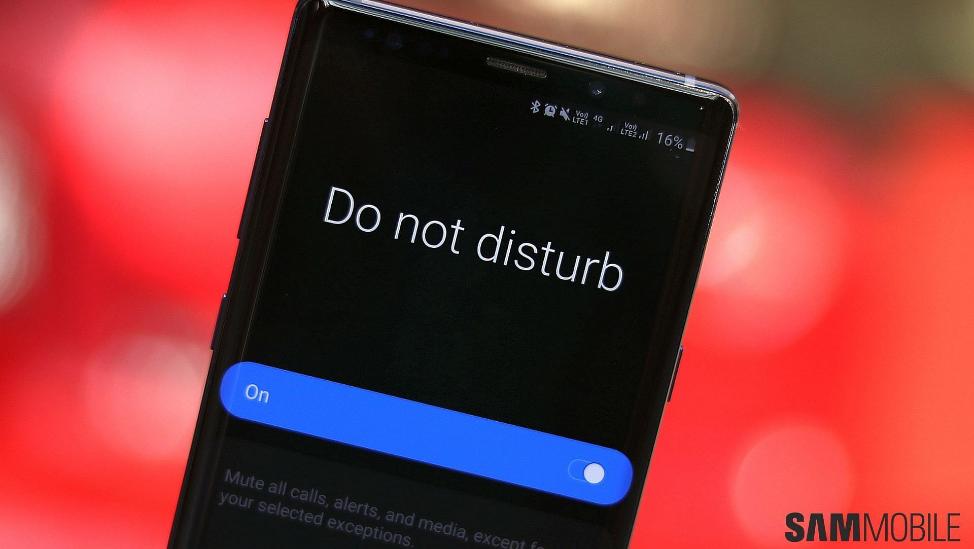 Scheduled do not disturb smartphone feature (Image via Sam Mobile)