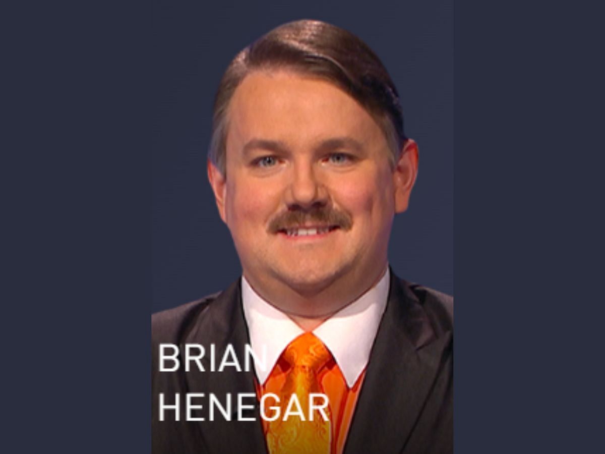 Brian Henegar: Tonight&#039;s winner (Image via Jeopardy.com)