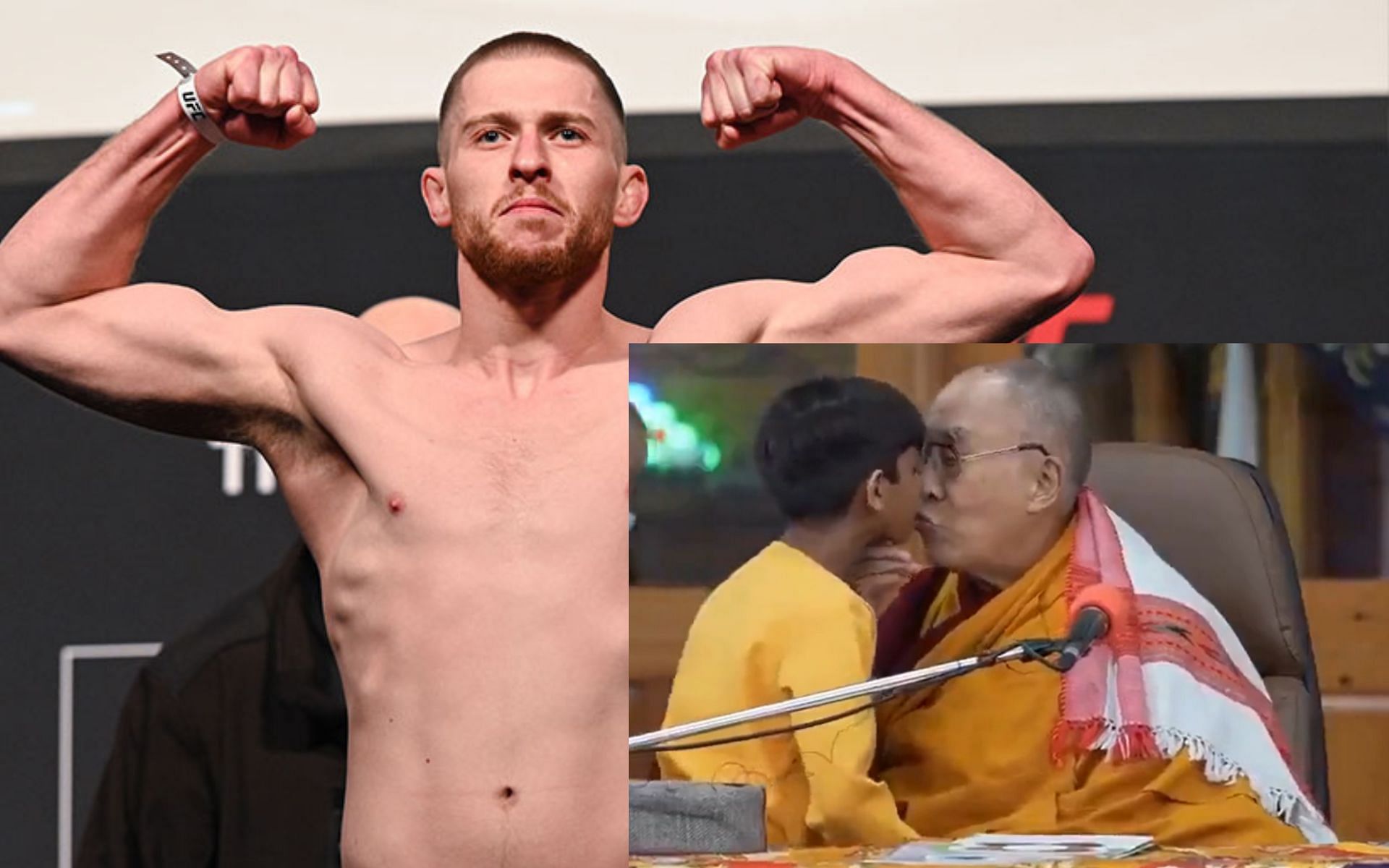 Jack Shore, The Dalai Lama controversy (Image Courtesy - MMA Junkie, MARCA)