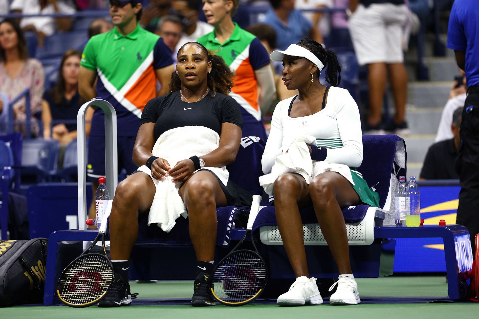 Serena and Venus Williams played doubles together at the 2022 US Open
