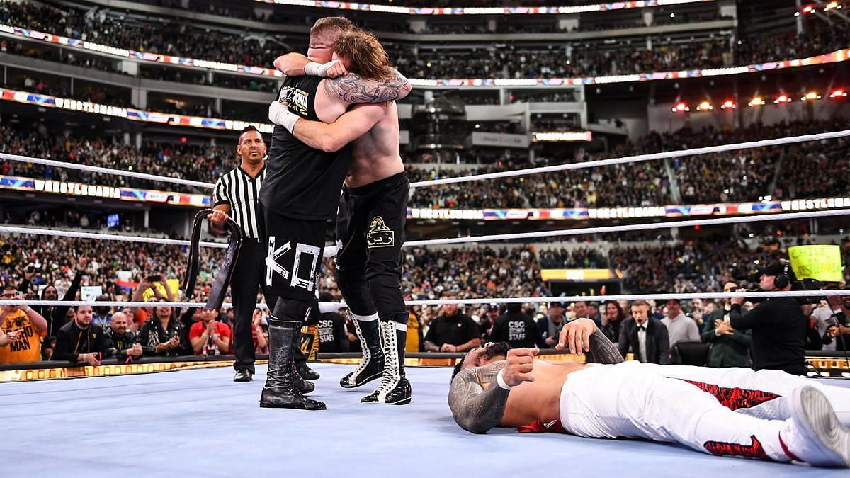 It was an emotional main event at WrestleMania 39 Night One.