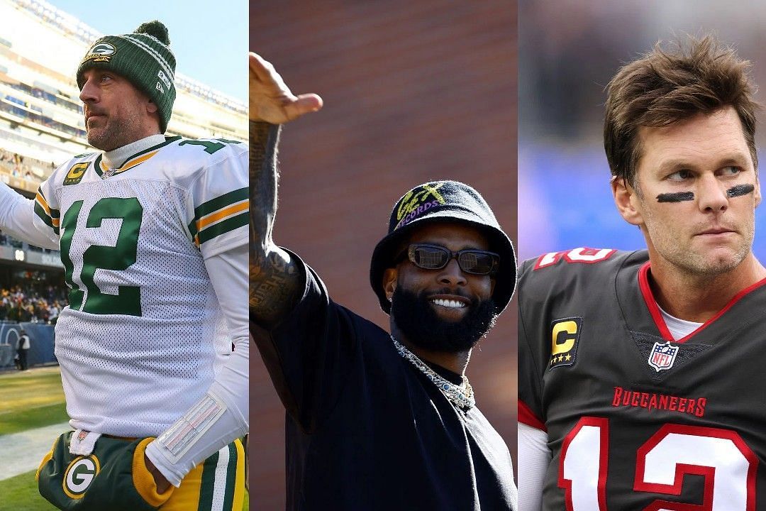 Aaron Rodgers, Odell Beckham Jr., Tom Brady 