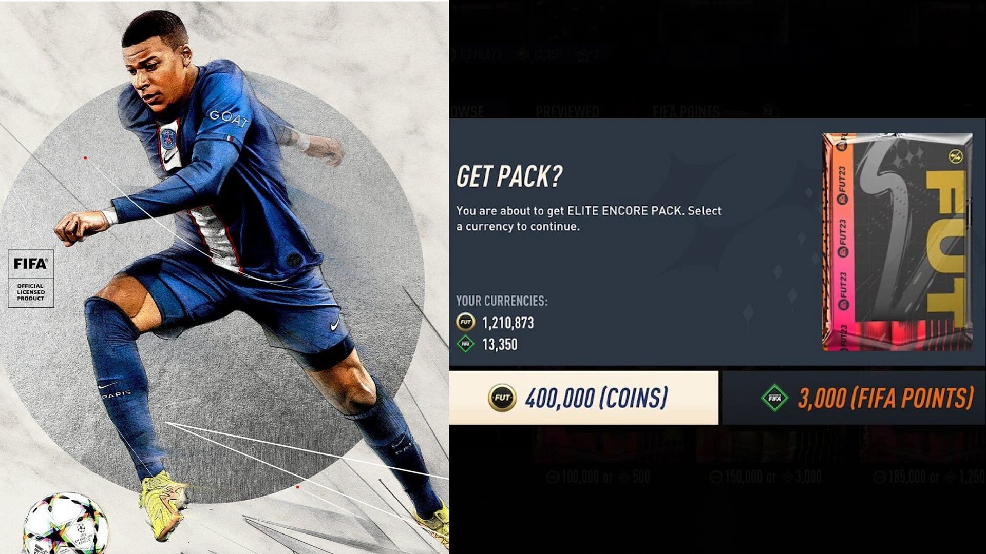 The Elite Encore Pack&rsquo;s excellent offerings in FIFA 23 come at a cost (Images via EA Sports)