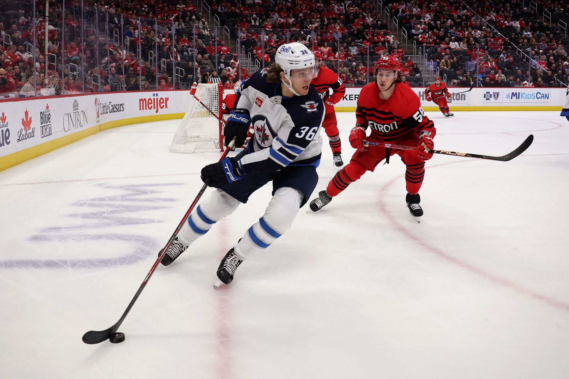 Winnipeg Jets v Detroit Red Wings