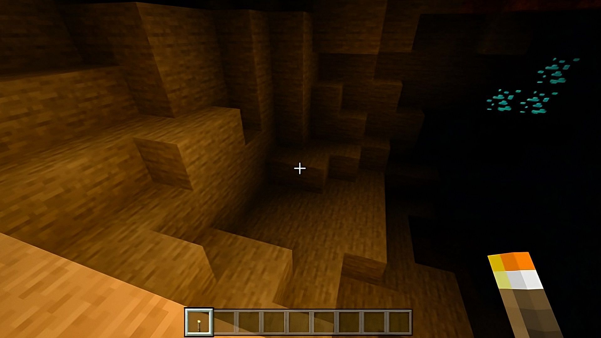 Dynamic lighting in Minecraft allows portable light source blocks to emit light while on the move (Image via GoggledGecko/MCPEDL)