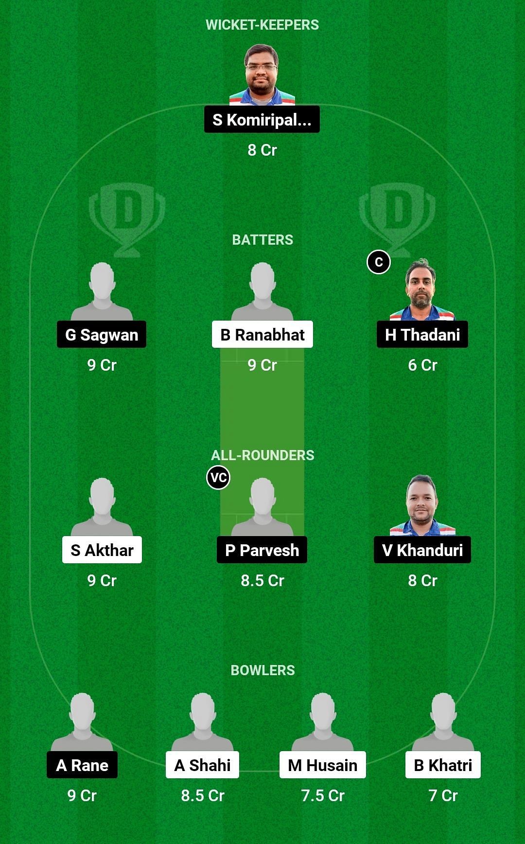 EVE vs AMD Dream11 Prediction Team, Grand League