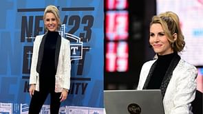 Who is Laura Rutledge? Meet sports reporter covering 2023 NFL Draft while nine months pregnant