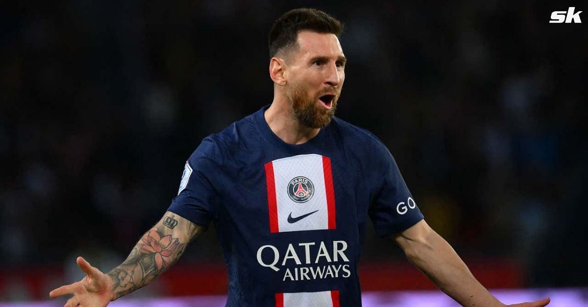 Lionel Messi in action for PSG.