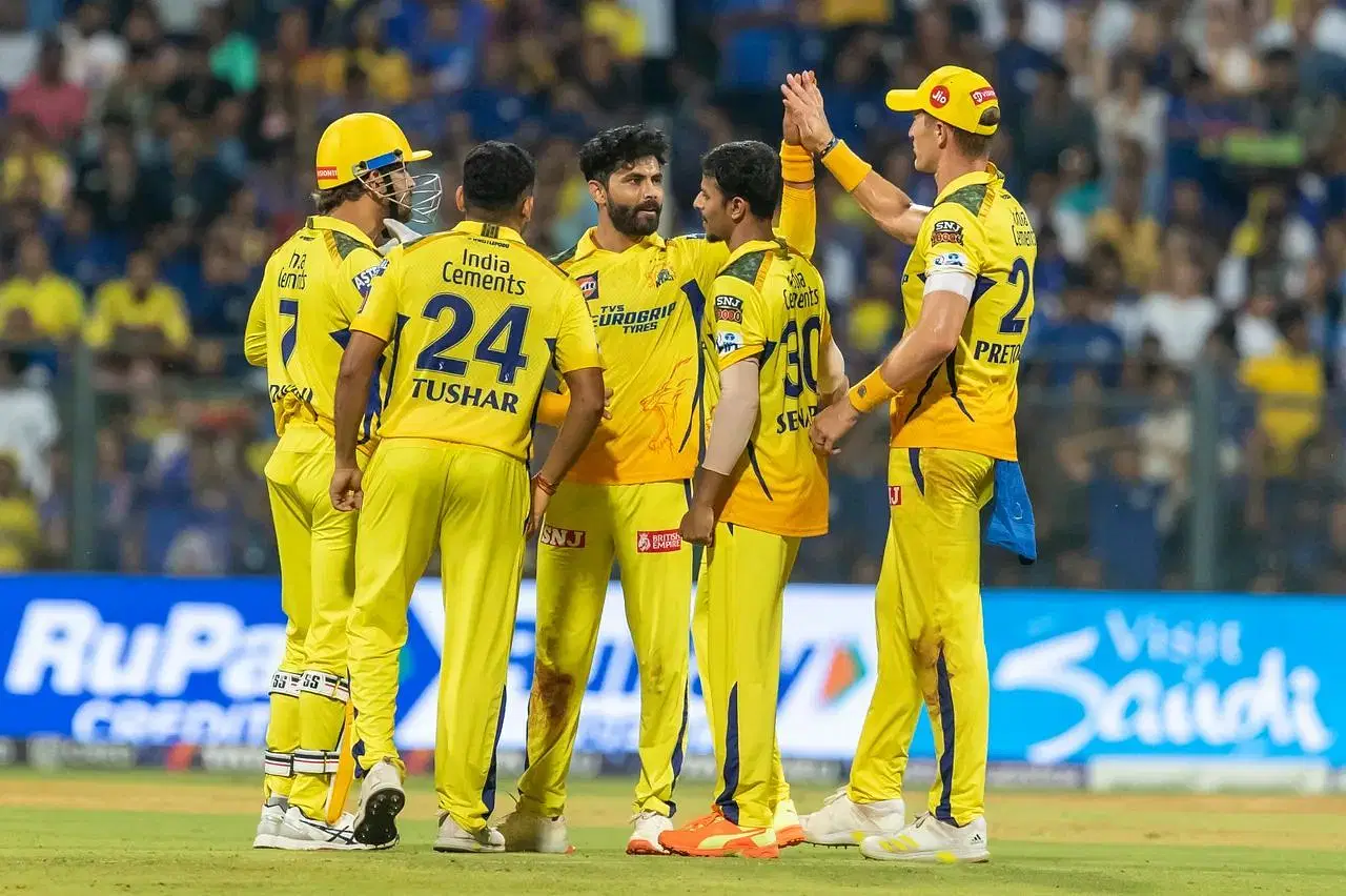 Ravindra Jadeja celebrates a wicket. (Pic: iplt20.com)