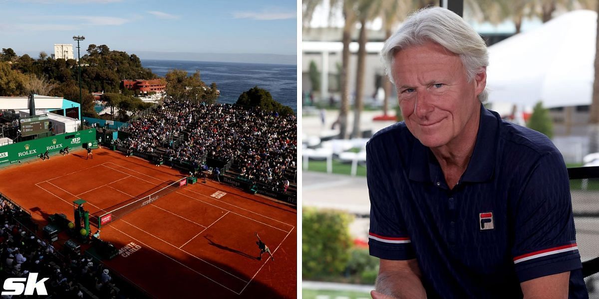 Bjorn Borg was a special guest on quarterfinals day at Monte-Carlo Masters 2023.