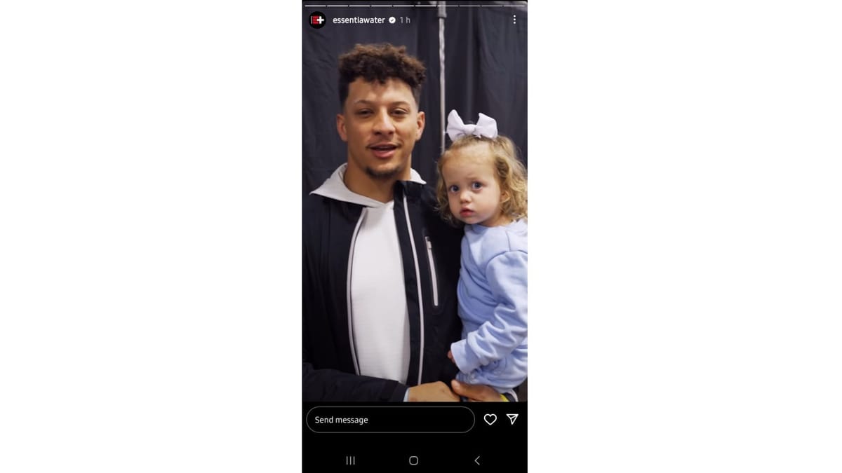 Patrick Mahomes' daughter Sterling steals the show on his commercial